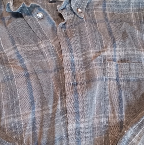 Green Plaid Men's Large Kinights Sportswear Button Up - Picture 3 of 3